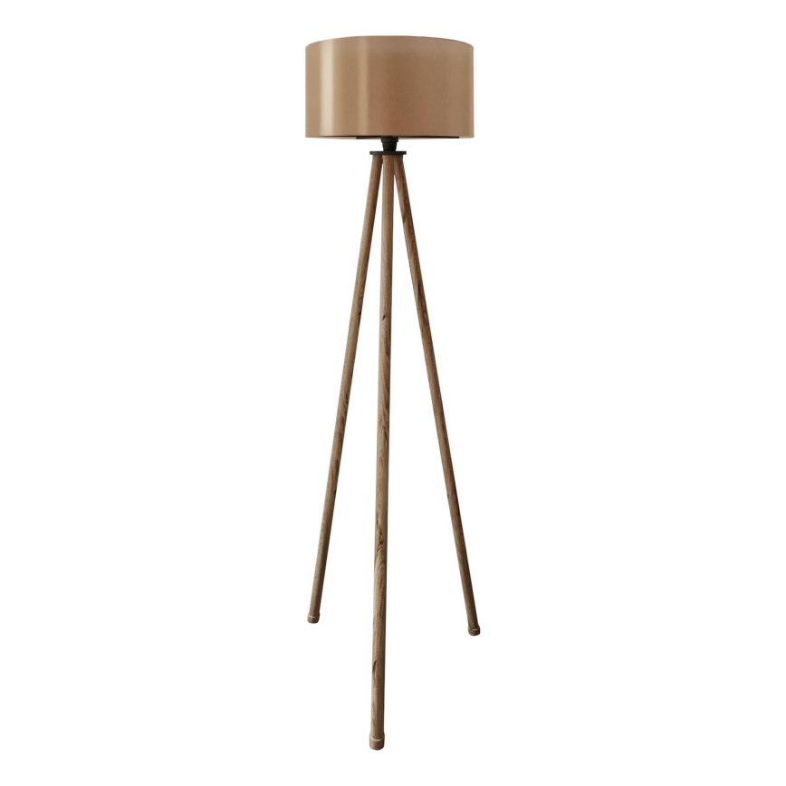 Stojací lampa AYD 1xE27/40W/230V hnědá