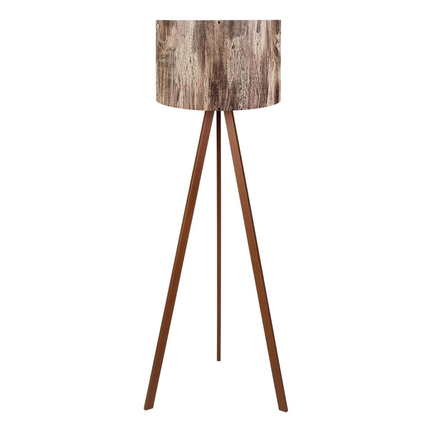 Stojací lampa AYD 1xE27/40W/230V hnědá