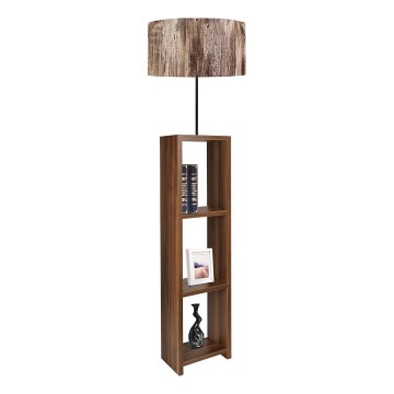 Stojací lampa AYD 1xE27/40W/230V hnědá