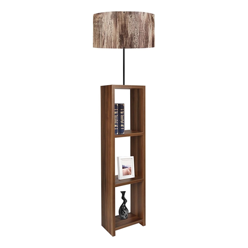 Stojací lampa AYD 1xE27/40W/230V hnědá