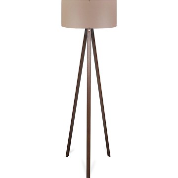Stojací lampa AYD 1xE27/40W/230V hnědá