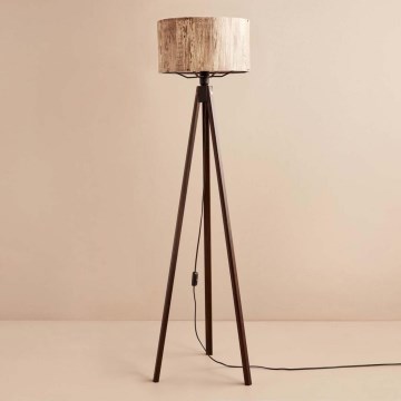 Stojací lampa AYD 1xE27/40W/230V hnědá