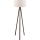 Stojací lampa AYD 1xE27/40W/230V hnědá/krémová