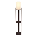 Stojací lampa AYD 1xE27/40W/230V hnědá/krémová