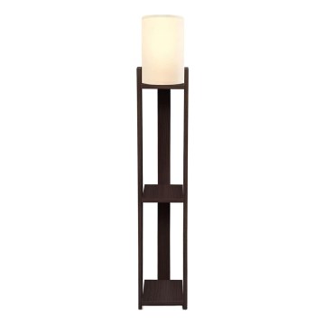 Stojací lampa AYD 1xE27/40W/230V hnědá/krémová