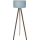 Stojací lampa AYD 1xE27/40W/230V hnědá/modrá