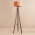 Stojací lampa AYD 1xE27/40W/230V hnědá/oranžová