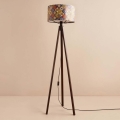 Stojací lampa AYD 1xE27/40W/230V hnědá/pestrobarevná