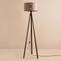 Stojací lampa AYD 1xE27/40W/230V hnědá/pestrobarevná
