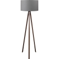 Stojací lampa AYD 1xE27/40W/230V hnědá/šedá