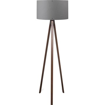 Stojací lampa AYD 1xE27/40W/230V hnědá/šedá