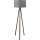 Stojací lampa AYD 1xE27/40W/230V hnědá/šedá