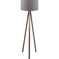 Stojací lampa AYD 1xE27/40W/230V hnědá/šedá
