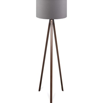 Stojací lampa AYD 1xE27/40W/230V hnědá/šedá