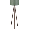 Stojací lampa AYD 1xE27/40W/230V hnědá/zelená