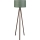 Stojací lampa AYD 1xE27/40W/230V hnědá/zelená
