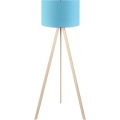 Stojací lampa AYD 1xE27/40W/230V modrá/béžová