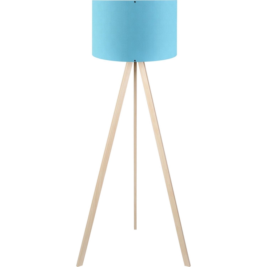 Stojací lampa AYD 1xE27/40W/230V modrá/béžová