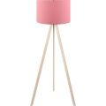 Stojací lampa AYD 1xE27/40W/230V růžová/béžová