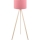 Stojací lampa AYD 1xE27/40W/230V růžová/béžová