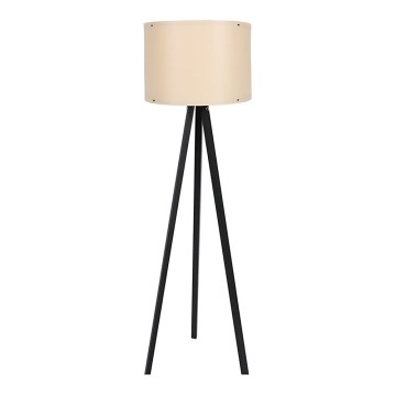 Stojací lampa AYD 1xE27/60W/230V béžová/černá