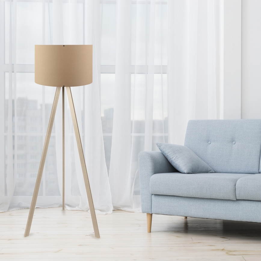 Stojací lampa AYD 1xE27/60W/230V béžová