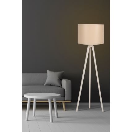 Stojací lampa AYD 1xE27/60W/230V krémová/béžová