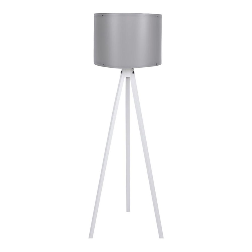 Stojací lampa AYD 1xE27/60W/230V šedá/bílá