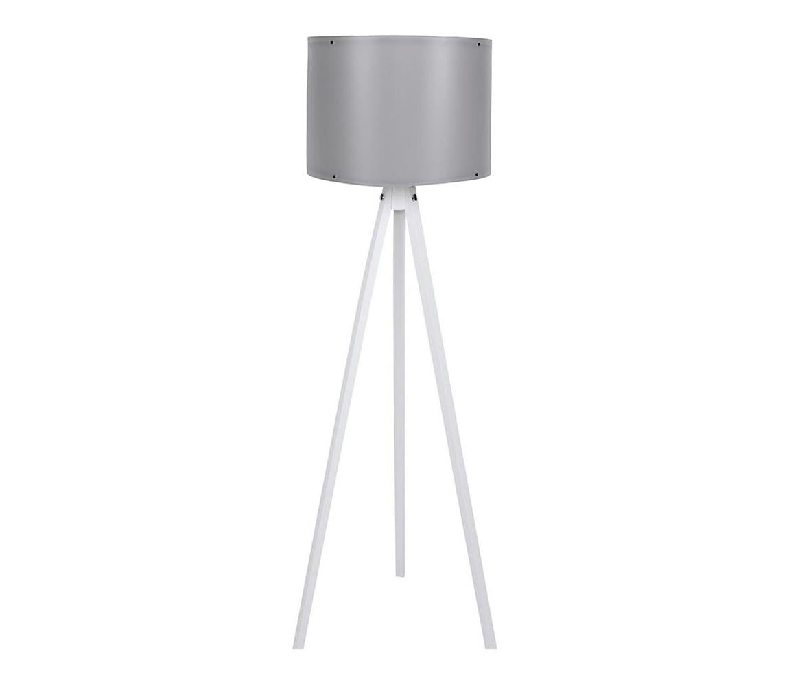 Asir Stojací lampa AYD 1xE27/60W/230V šedá/bílá AS0409