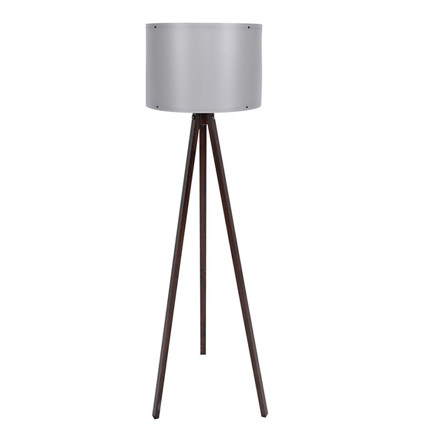 Stojací lampa AYD 1xE27/60W/230V šedá/hnědá