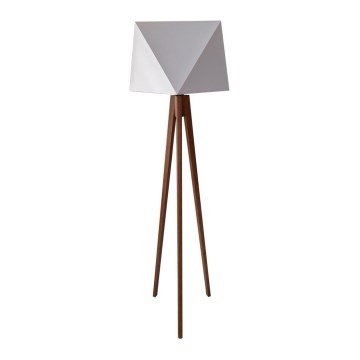 Stojací lampa BAKARO 1xE27/60W/230V dub bílá