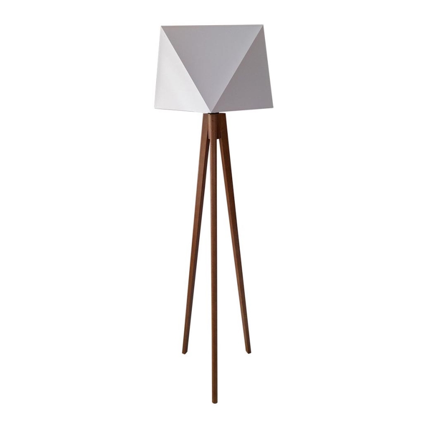 Stojací lampa BAKARO 1xE27/60W/230V dub bílá