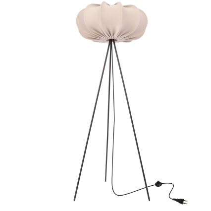 Stojací lampa CAFEE 1xE27/40W/230V béžová/černá