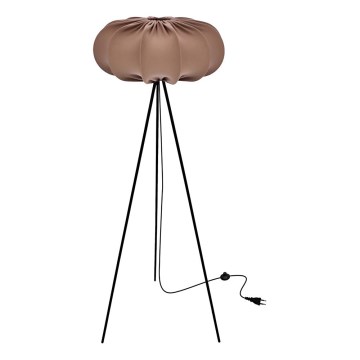 Stojací lampa CAFEE 1xE27/40W/230V hnědá/černá