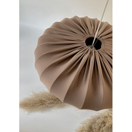 Stojací lampa CAFEE 1xE27/40W/230V hnědá/černá