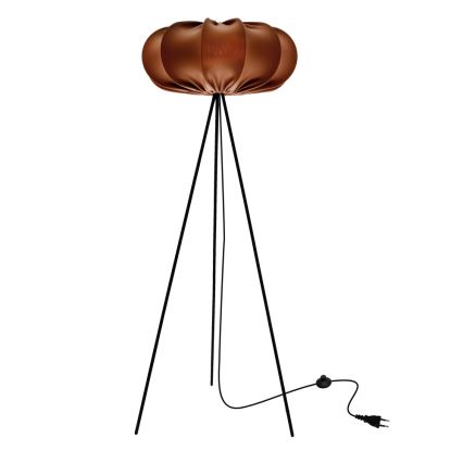 Stojací lampa CAFEE 1xE27/40W/230V hnědá/černá