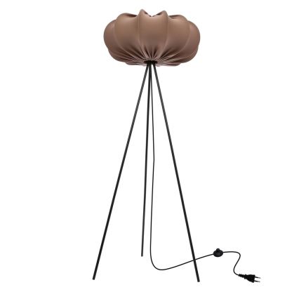 Stojací lampa CAFEE 1xE27/40W/230V hnědá/černá