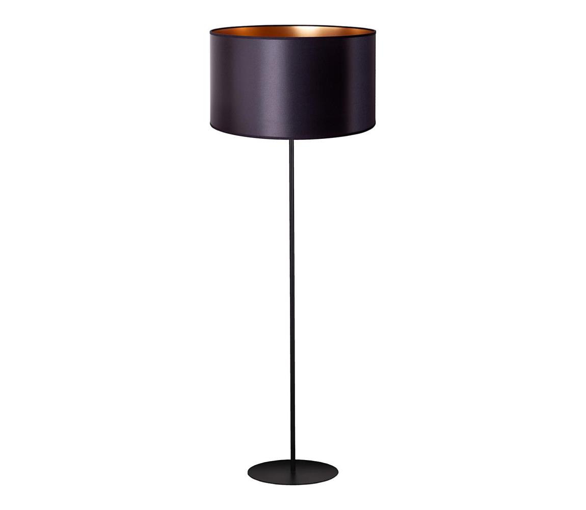 Duolla Stojací lampa CANNES 1xE27/15W/230V 45 cm černá/měděná DU602907