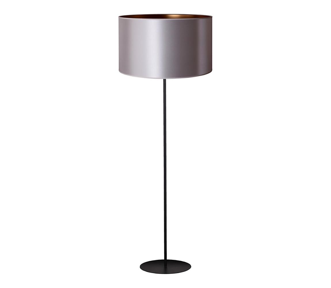 Duolla Stojací lampa CANNES 1xE27/15W/230V 45 cm stříbrná/měděná/černá DU602884