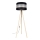 Stojací lampa CORAL 1xE27/60W/230V béžová/černá/zlatá