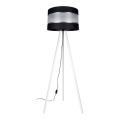 Stojací lampa CORAL 1xE27/60W/230V bílá/černá/matný chrom