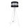 Stojací lampa CORAL 1xE27/60W/230V bílá/černá/matný chrom