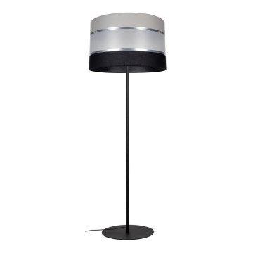 Stojací lampa CORAL 1xE27/60W/230V černá/šedá