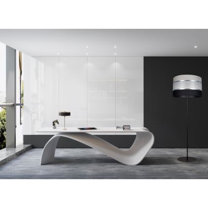 Stojací lampa CORAL 1xE27/60W/230V černá/šedá