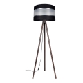 Stojací lampa CORAL 1xE27/60W/230V hnědá/černá/matný chrom