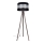Stojací lampa CORAL 1xE27/60W/230V hnědá/černá/matný chrom