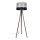 Stojací lampa CORAL 1xE27/60W/230V hnědá/černá/šedá/matný chrom