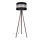 Stojací lampa CORAL 1xE27/60W/230V hnědá/černá/zlatá