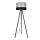 Stojací lampa CORAL 1xE27/60W/230V wenge/černá/šedá/matný chrom