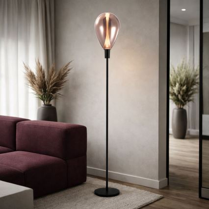 Stojací lampa DENSO 1xG9/5W/230V měděná/černá